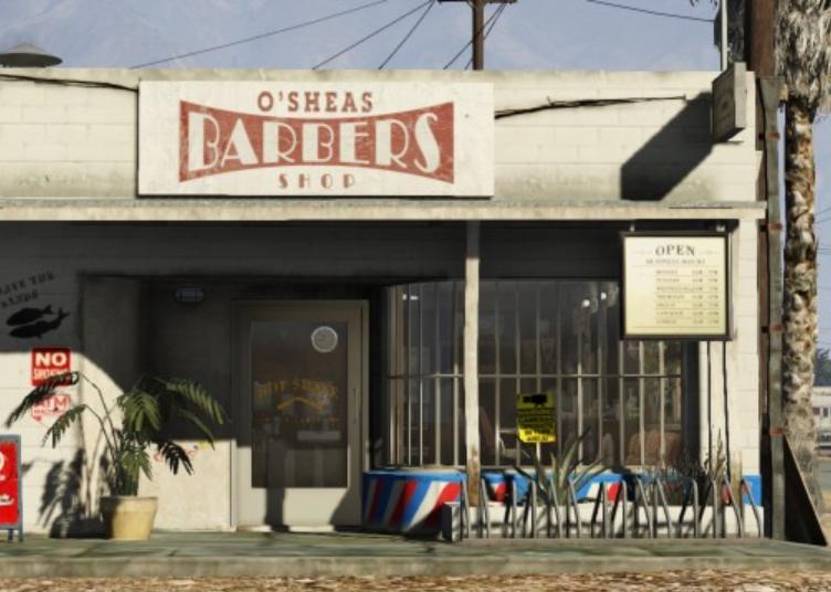 O'Sheas Barbers Shop Grand Theft Wiki, the GTA wiki